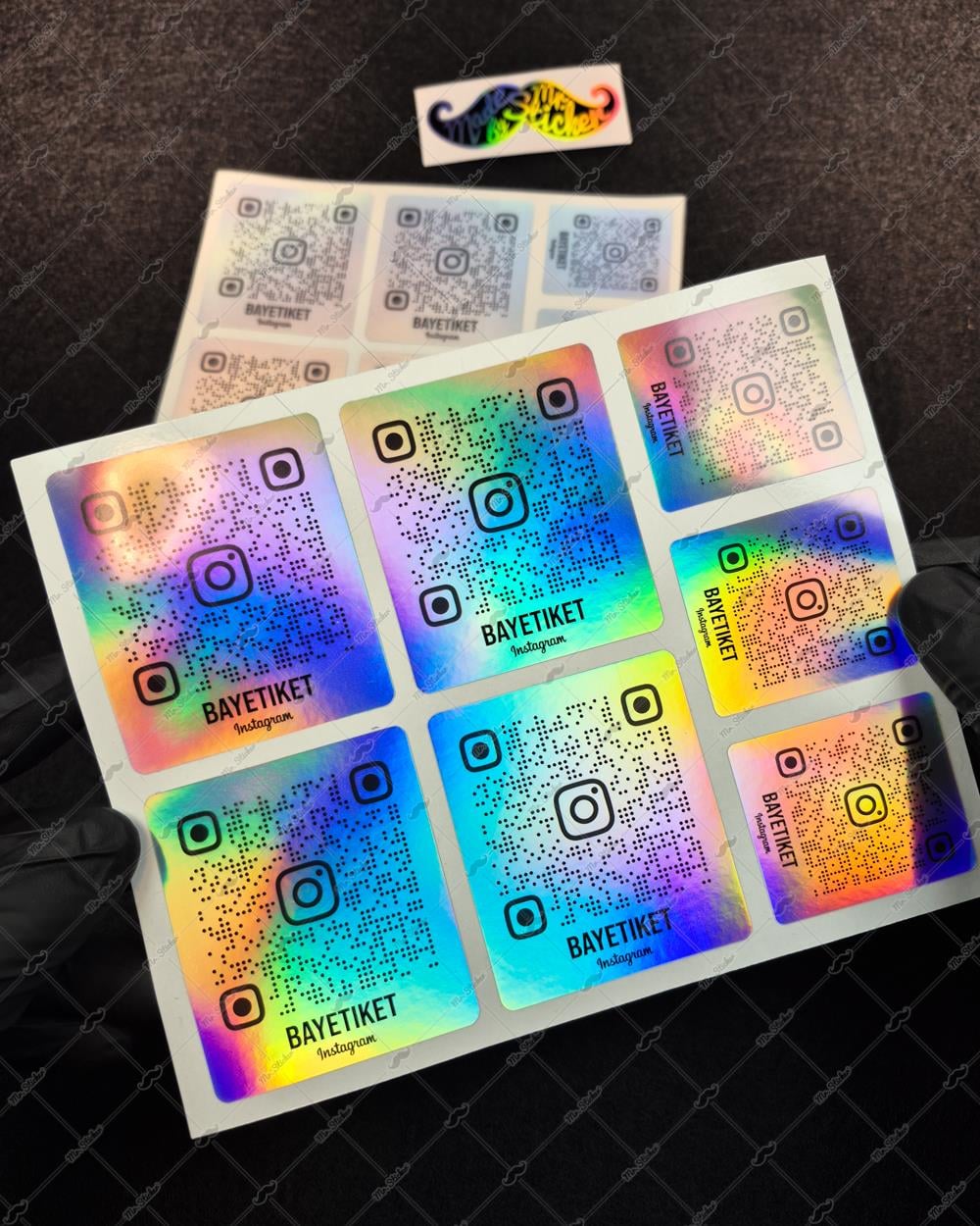 SMINS28 Hologram QR Instagram Seti 7 Parça