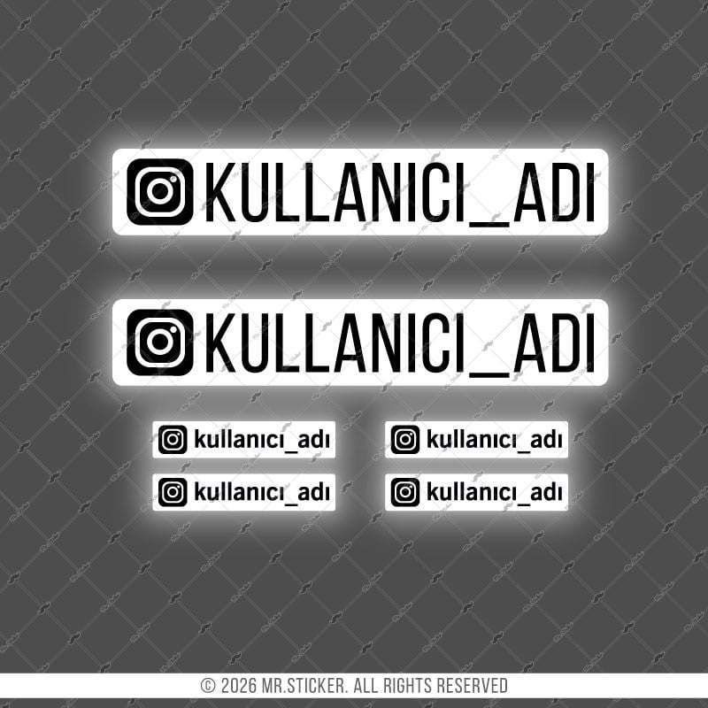 SMINS32 Reflektif Instagram Seti 6 Parça