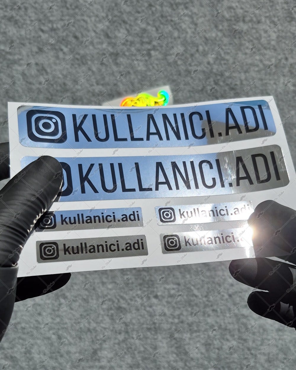 SMINS35 Platin Görünümlü Instagram Seti 6 Parça