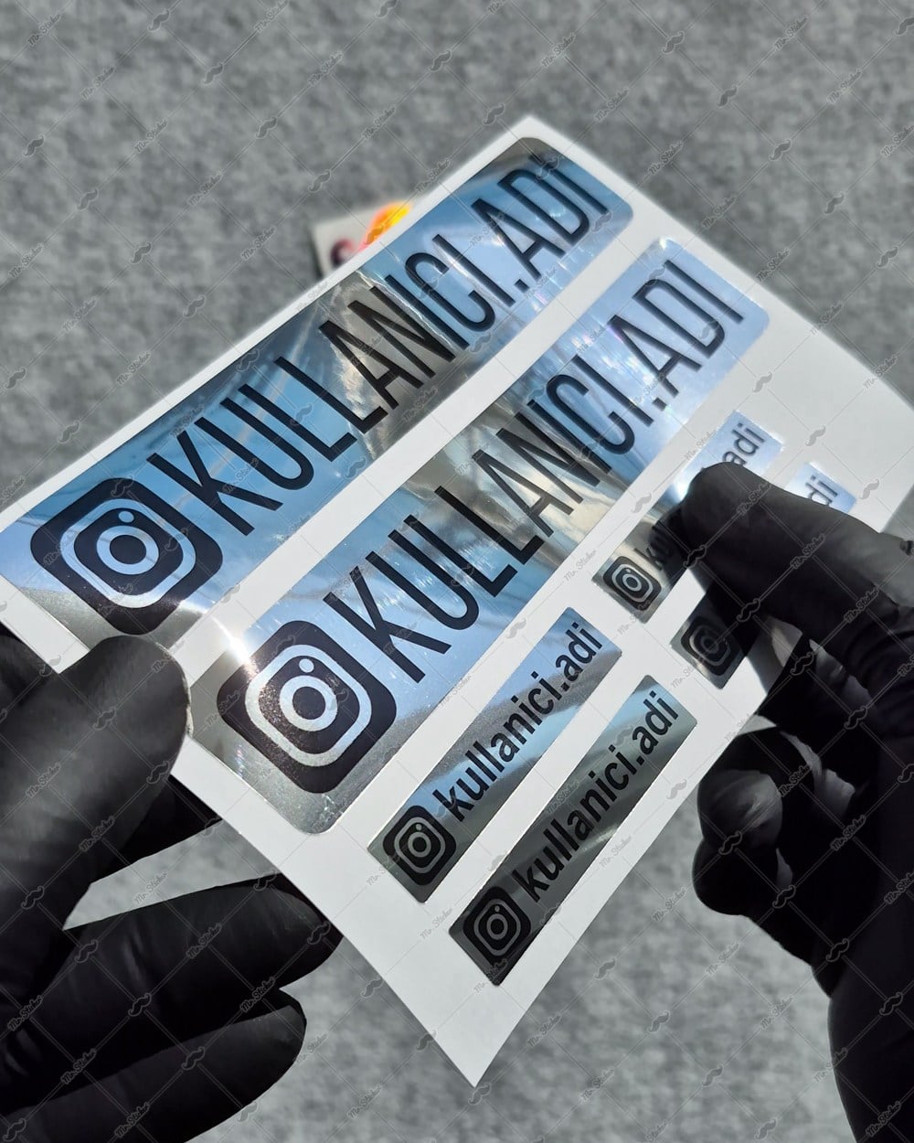 SMINS35 Platin Görünümlü Instagram Seti 6 Parça