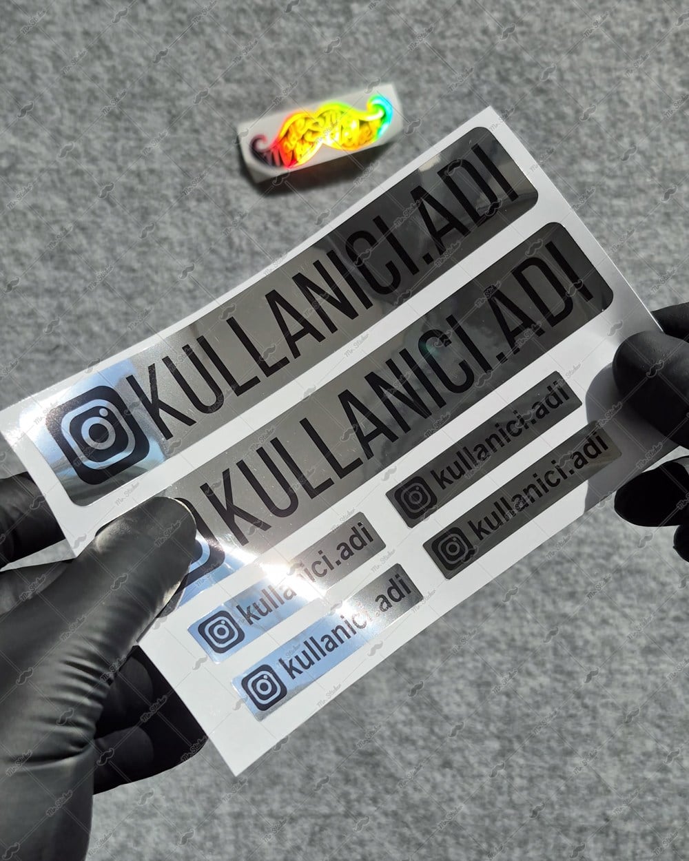 SMINS35 Platin Görünümlü Instagram Seti 6 Parça