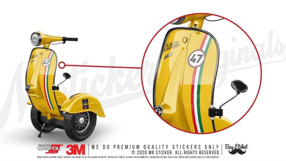 STS30 Kişiye Özel Numaralı Eskitilmiş Desenli Kırmızı Beyaz Yeşil Desenli Şerit