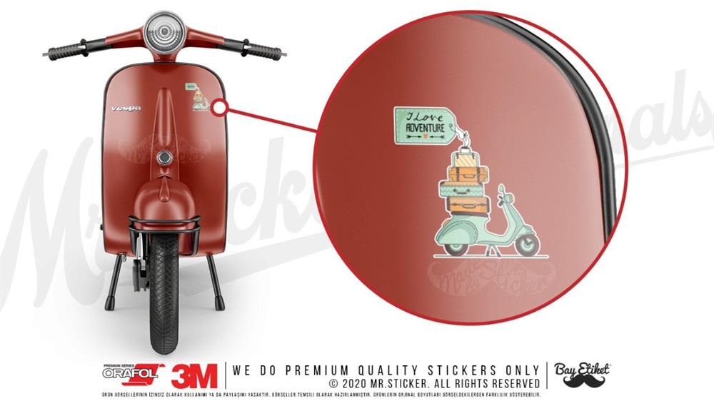 VSP19 Vespa Macera Etiketi