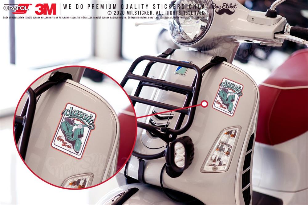 VSP40 Classic Scooter Etiketi