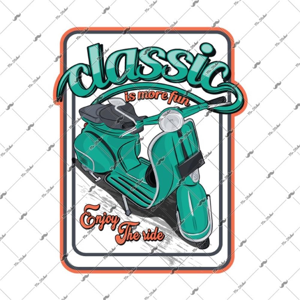 VSP40 Classic Scooter Etiketi