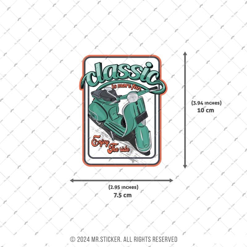VSP40 Classic Scooter Etiketi