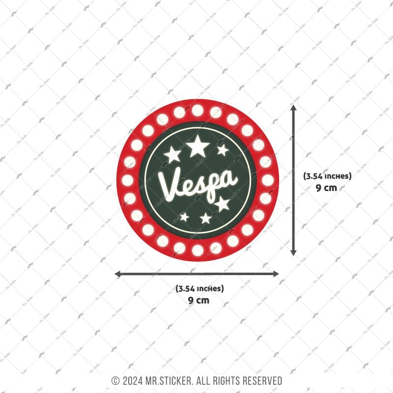 VSP8 Vespa Isikli Tabela Etiketi