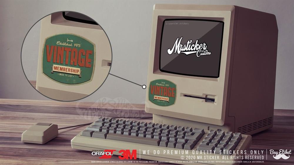 VTR15 Vintage Etiket