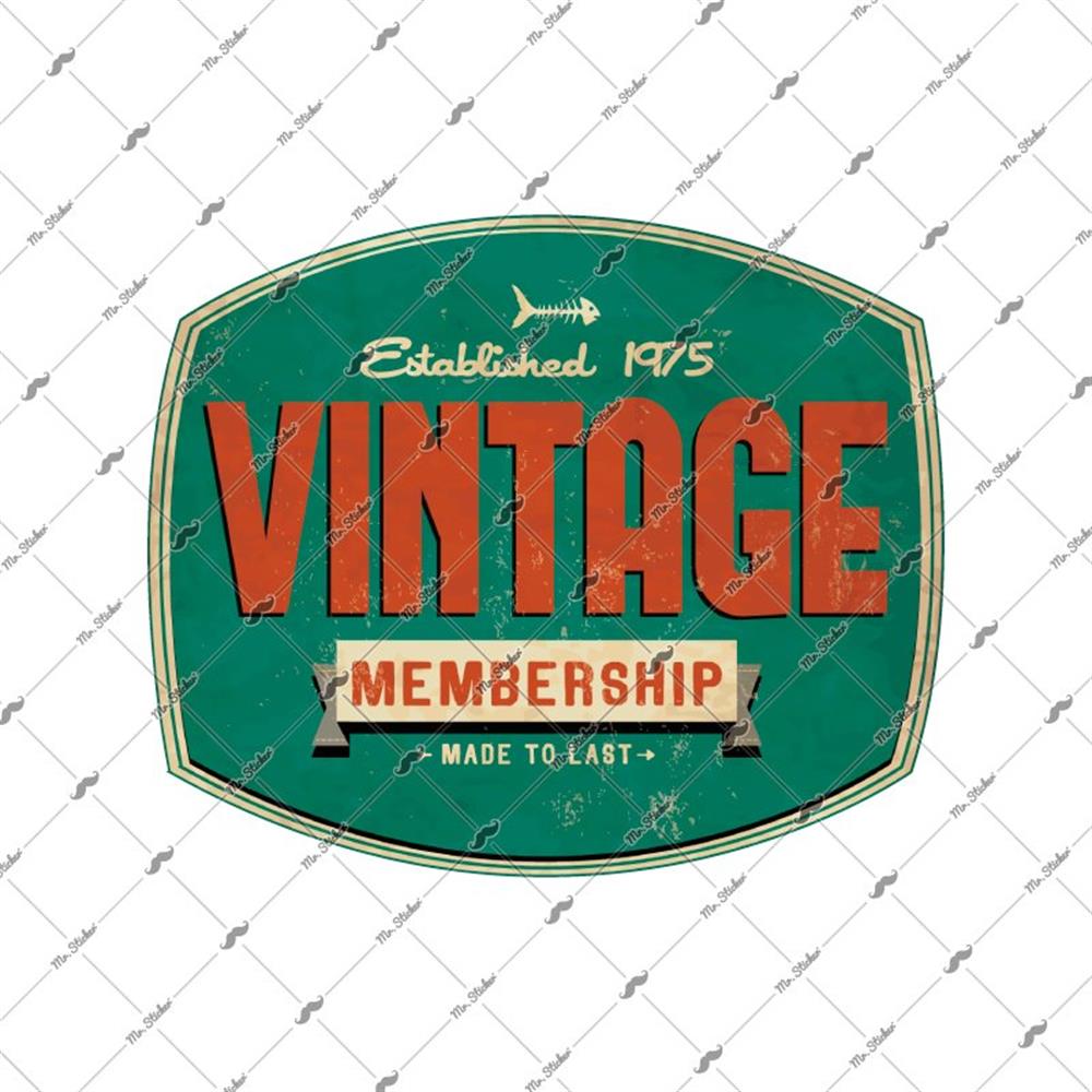 VTR15 Vintage Etiket