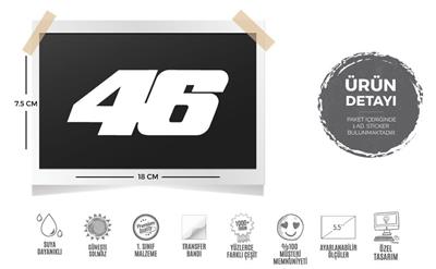 ALT18- 46 Beyaz Renk Etiket