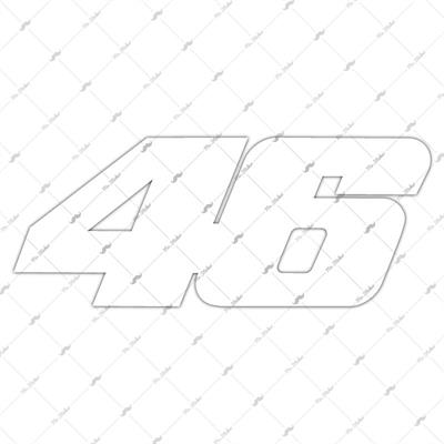 ALT18- 46 Beyaz Renk Etiket