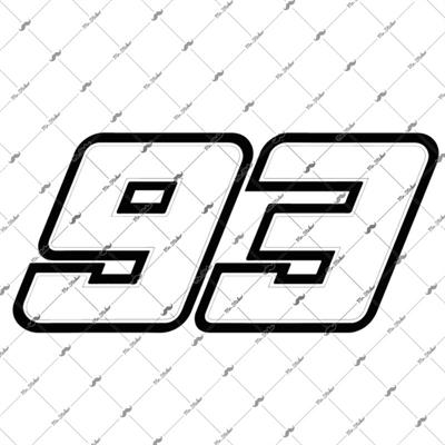 ALT19- Ozel Kesim Marquez 93 Etiket