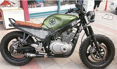 ARS9- Buyuk Boy -Eskitilmis Desenli Mat Asker Yildizi