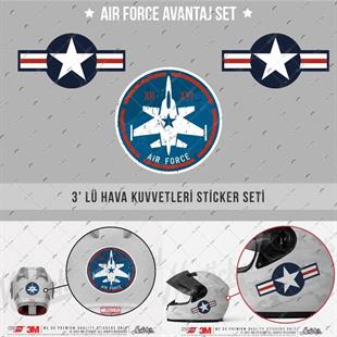 ARSBDL7 Air Force Etiket Seti