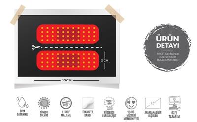 BAI11- Kirmizi Yarabandi Etiketi