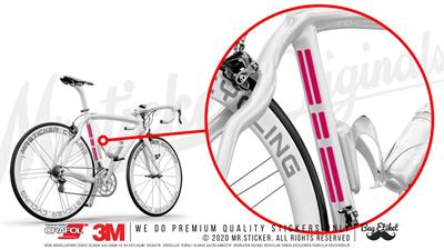 BCY10 Reflektif Fusya Serit Seti 12 Parca