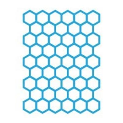 BCY22 Reflektif Ari Petekleri V1 Mavi