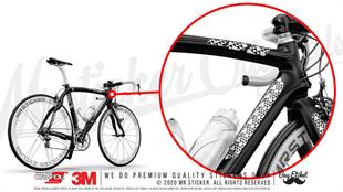 BCY27 Reflektif Koruyucu Sticker Seti Ucgen Desen