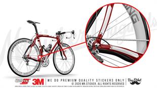 BCY33 Reflektif Beyaz Koruyucu Sticker Seti