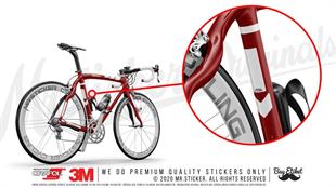 BCY33 Reflektif Beyaz Koruyucu Sticker Seti