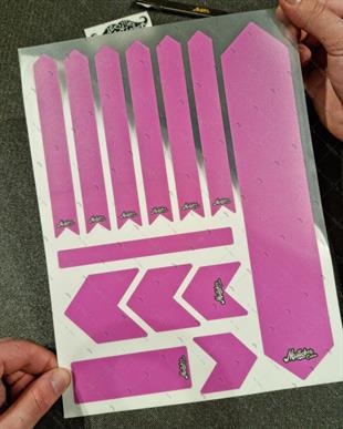 BCY43 Reflektif Koruyucu Sticker Seti Mor Renk