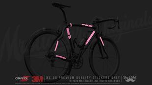 BCY44 Reflektif Koruyucu Sticker Seti Seker Pembe Renk