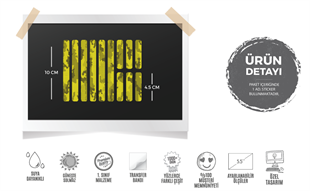 BCY53 Reflektif Sari Siyah Petek Kamuflaj Desenli Serit Seti
