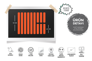 BCY55 Reflektif Turuncu Serit Seti 12 Parca