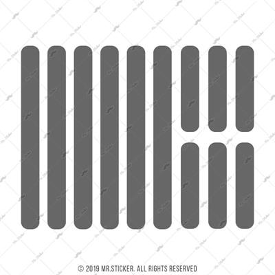 BCY7 Reflektif Füme Serit Seti 12 Parca