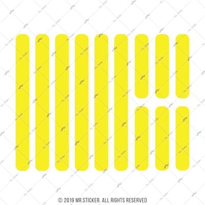 BCY9 Reflektif Sarı Serit Seti 12 Parca