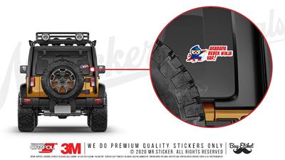 BOB17 Arabada Bebek Ninja Var Etiketi V2