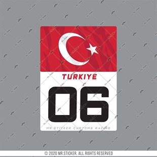 CAR48 Custom Numara Etiketi