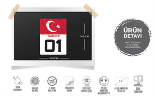 CAR48 Custom Numara Etiketi