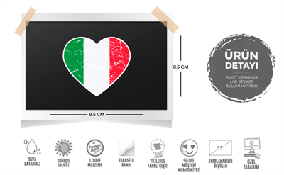 CFL11 Kalp Kesim Italya B. Etiketi