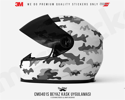 CMO401S - Kask Kaplamaya Uygun 34 Parca Kucuk Boy Kamuflaj Seti