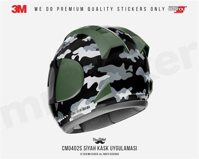 CMO402S - Kask Kaplamaya Uygun 34 Parca Kucuk Boy Kamuflaj Seti