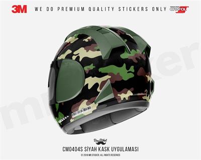 CMO404S - Kask Kaplamaya Uygun 34 Parca Kucuk Boy Kamuflaj Seti