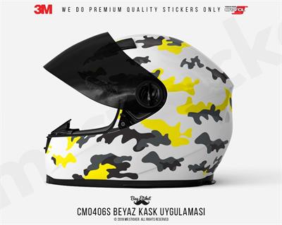 CMO406S - Kask Kaplamaya Uygun 34 Parca Kucuk Boy Kamuflaj Seti