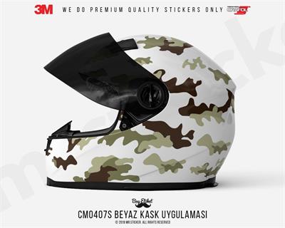 CMO407S - Kask Kaplamaya Uygun 34 Parca Kucuk Boy Kamuflaj Seti