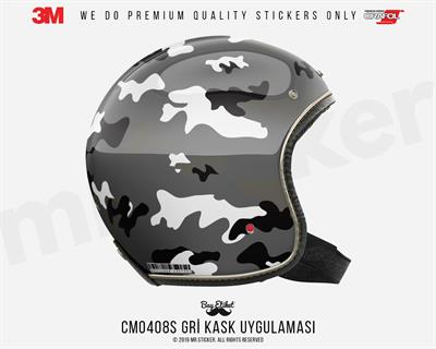 CMO408S - Kask Kaplamaya Uygun 34 Parca Kucuk Boy Kamuflaj Seti