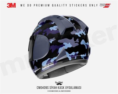 CMO409S - Kask Kaplamaya Uygun 34 Parca Kucuk Boy Kamuflaj Seti