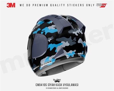 CMO410S - Kask Kaplamaya Uygun 34 Parca Kucuk Boy Kamuflaj Seti