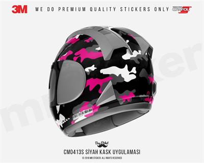 CMO413S - Kask Kaplamaya Uygun 34 Parca Kucuk Boy Kamuflaj Seti