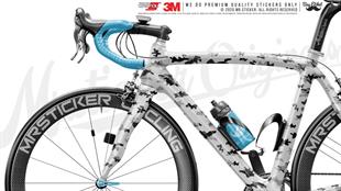 CMO416 Custom Renk Secenekli Bisiklet Boy Kamuflaj Seti