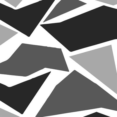 CMO501M - 45 Parca Ucgen Kamuflaj Seti - (Siyah-Gri-Fume)