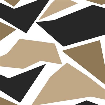 CMO503M - 45 Parca Ucgen Kamuflaj Seti - (Siyah-Kahverengi-Sultu Kahve)