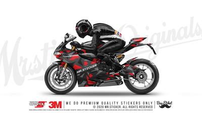 CMO516M - Custom Renk Secenegi - 45 Parca Ucgen Kamuflaj Seti