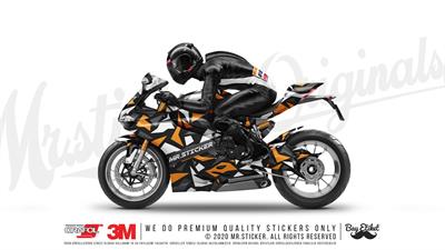 CMO516M - Custom Renk Secenegi - 45 Parca Ucgen Kamuflaj Seti