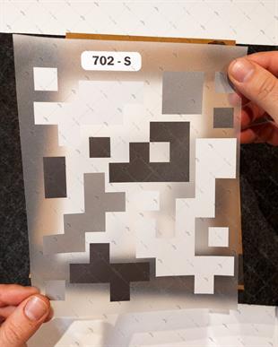 CMO702 Motosiklet Kaplamaya Uygun Pixel Kamuflaj Seti Soluk Beyaz-Gri-Fume Renk