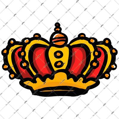 CRW5 Kral Taci Etiketi Pastel Renk